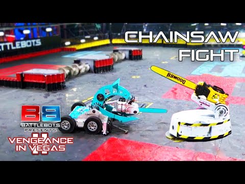 Crazy Battlebots Fight With Chainsaws! | Vengeance In Vegas 2 | Battlebots