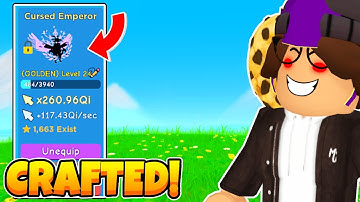 I Made A Crafted Divine Cursed Emperor Pet In Clicker Simulator Roblox!
