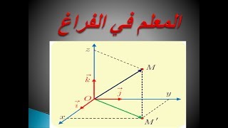 رياضيات | بكلوريا علمي | الاشعة |  المعلم في الفراغ