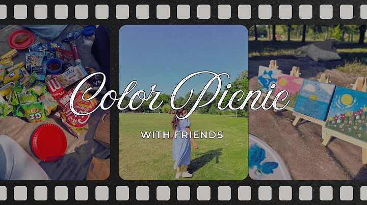 Color picnic with the girls | درت أنا و صحاباتي نزهة 😂😂 💙💙🦋