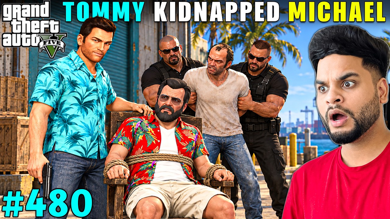 MICHAEL KIDNAPPED BY THE VICE CITY GANGSTER | GTA 5 GAMEPLAY #480 | GTA V