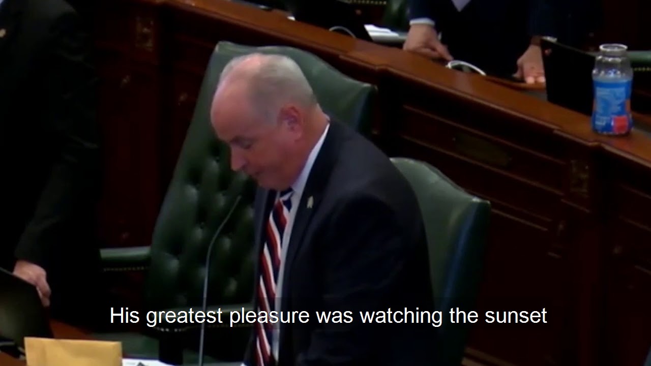 illinois general assembly statutes Rep. Brady calls for moment of silence for Bill Fisher