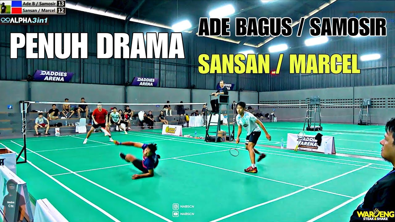 Raja Tarkam ADE BAGUS / SAMOSIR Ditantang ANAK KLUB MARCUS GIDEON. Sansan / Marcel Potensi Banget