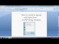 How to create an Login Form/Signup Form in PHP using session-Part-1