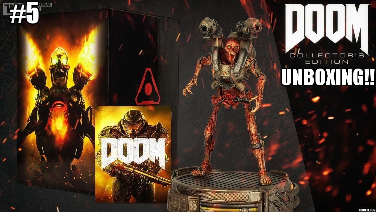 Doom Collector's Edition!!! [PS4][UNBOXING #5] - YouTube