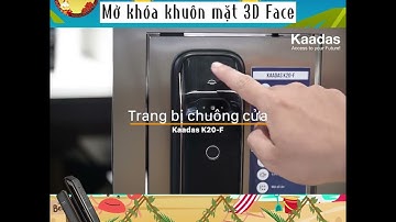 Khóa thông minh Kaadas K20F mở khóa bằng nhận diện khuôn mặt