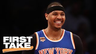 Carmelo Anthony More Likely To Stay On Knicks With Phil Jackson Gone | First Take | June 28, 2017