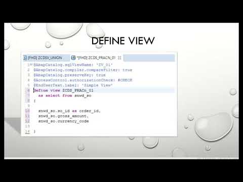 Define CDS VIEW - YouTube