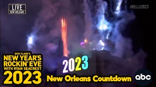 Dick Clarks New Years Rockin' Eve 2023 with Ryan Seacrest New Orleans Countdown 2022 to 2023  [HD]