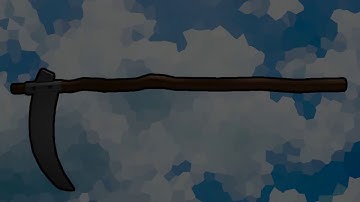 Blender - Low Poly Weapon Timelapse| Scythe