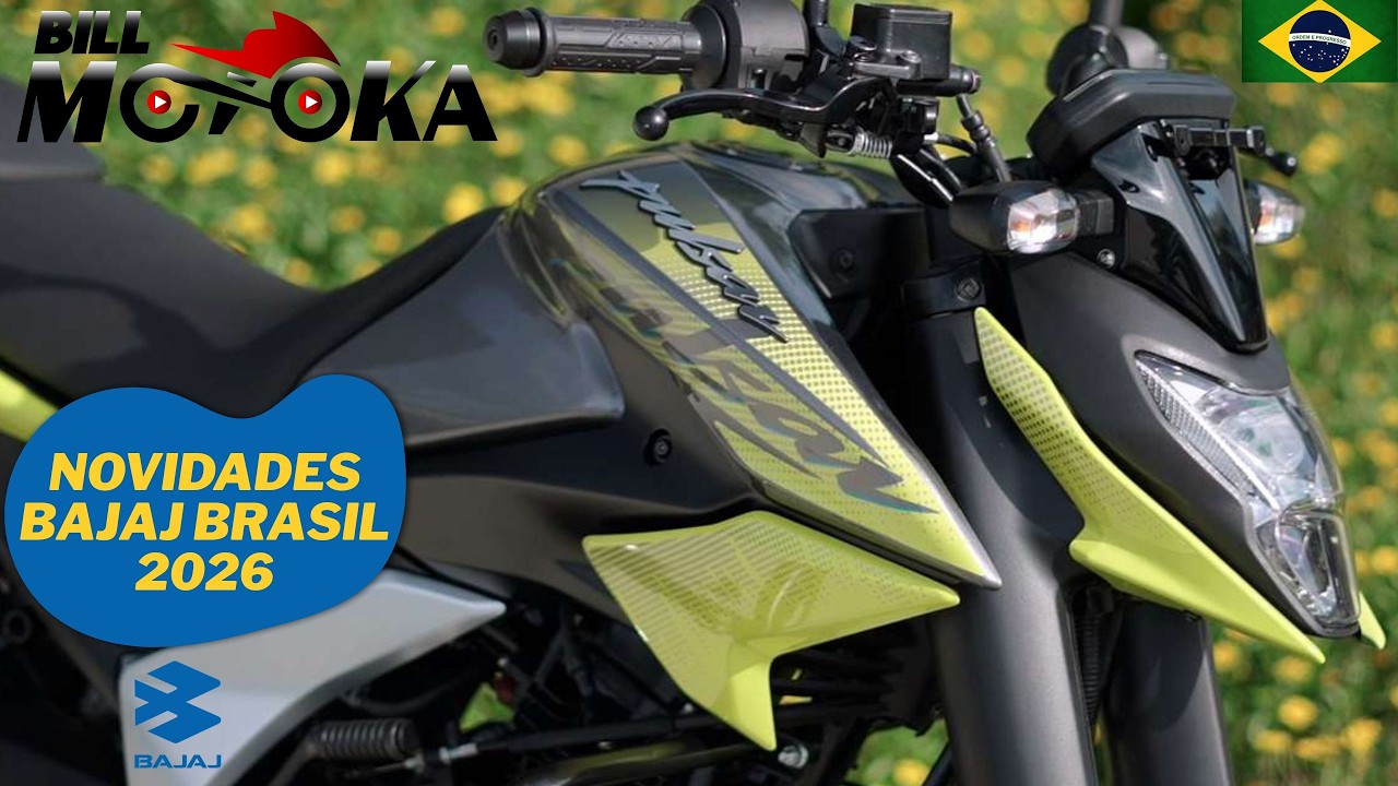 3 novas MOTOS da BAJAJ no BRASIL ainda em 2026 será que tem TRAIL no meio? + 50 mil motos emplacadas