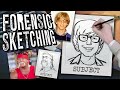 Police sketch artist draws celebrities bill gates or austin powers