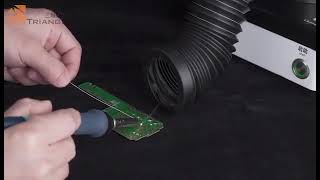 M-Triangel Cp-301 Desktop Smoking Instrument Welding Smoke Purifier Fume Extractor With Clear Cover