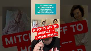 Mitch McConnell’s totally new photo as he heads off the hospice—-I mean rehab.