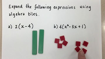 Expanding Polynomials Using Algebra Tiles