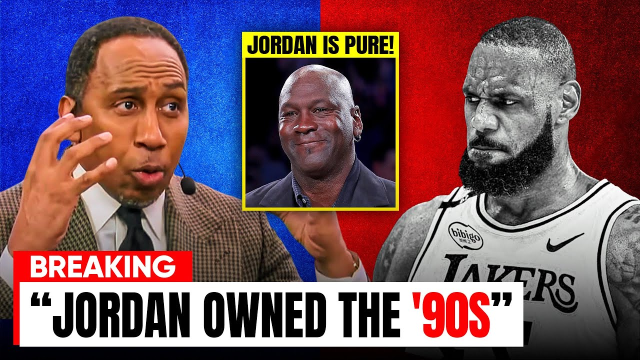 Stephen A. DESTROYS LeBron's GOAT Case: ‘MJ Dropped 40 at 40!’