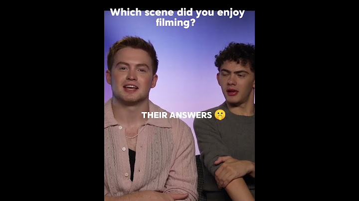 Uhm okay. Kit and Joe talking about what they enjoyed during filming #heartstopper season 3 #shorts