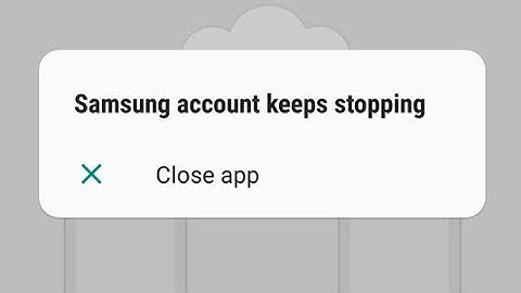 How to fix Samsung account keeps stopping problem | Samsung account keeps crashing problem