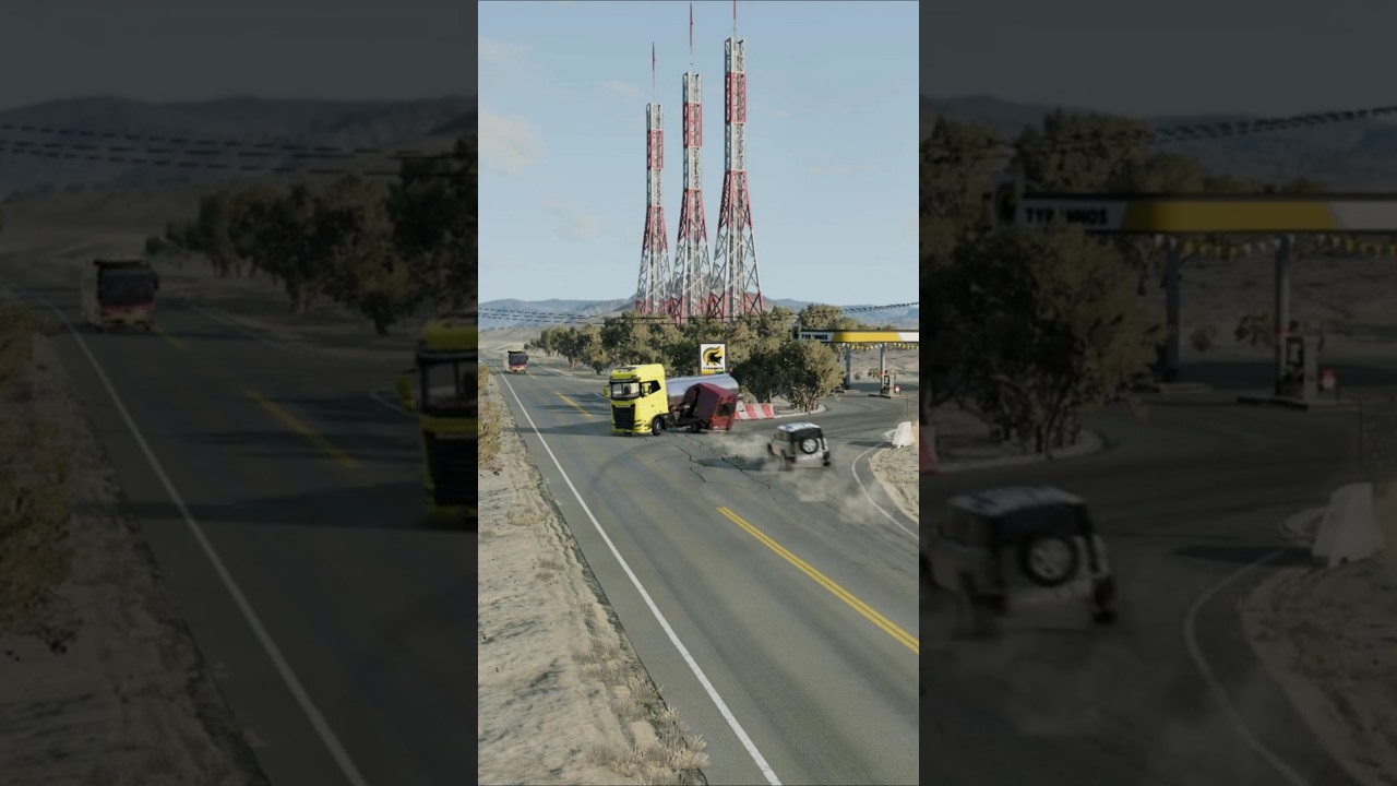 Download Realistic Highway Car Crashes #43 MP3