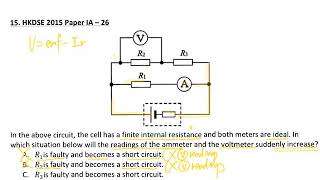 [秒殺 DSE Physics]Past Paper: HKDSE 2015 1A Q26