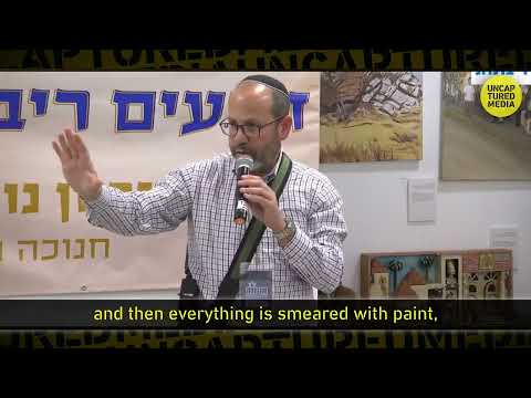 Tzvika Mor, preaches to Israeli children, encouraging them to wipe out Palestinian villages,