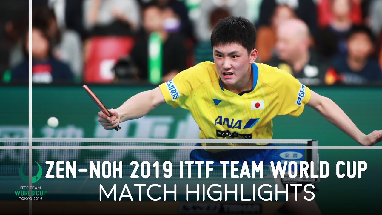 Tomokazu Harimoto vs Patrick Franziska | ZEN-NOH 2019 Team World Cup Highlights (Group)