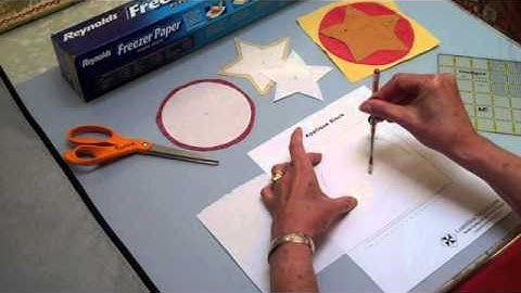 APPLIQUE-- Pattern Transfer  (#3 of 13 videos) - LearnHowToQuilt.com BEGINNER BASICS