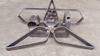 Creative ideas And inventions Of Welders / A Homemade iron Bending Tool That is Rarely Talked About