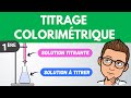 Titrage colorimtrique dosage  1re sp  chimie