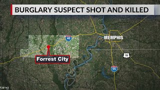 Burglary suspect shot and killed in Forrest City, Arkansas