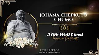 🚨 LIVE | MZEE JOHANA CHEPKUTO CHUMO’S FINAL JOURNEY HOME