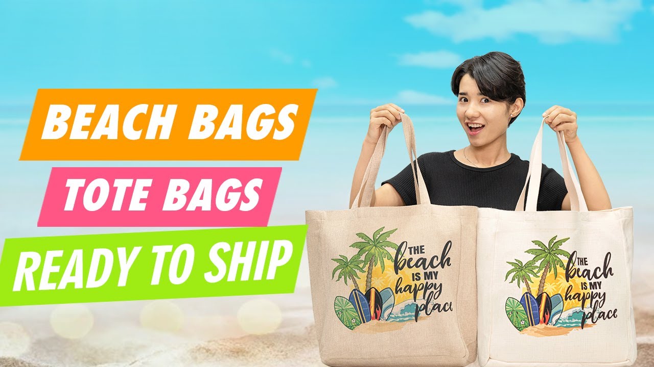 Totebag Wholesale Linen Tote Bag & Beach Bag | How to Sublimate a Totebag