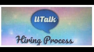 UTalk process of application screenshot 2