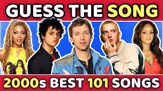 Guess the BEST 2000s Songs 🎧 | Top 101 Hits Quiz