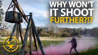 Trebuchet - Why won't the darn thing shoot further?