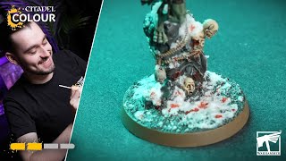 How to paint: Blood Soaked Bases | Intermediate | Warhammer