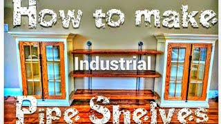 How to make Industrial Pipe Shelves | #DIY #Tutorial In this episode i show you how to make your own unique shelving. I will explain and show you all of the parts you will need to make