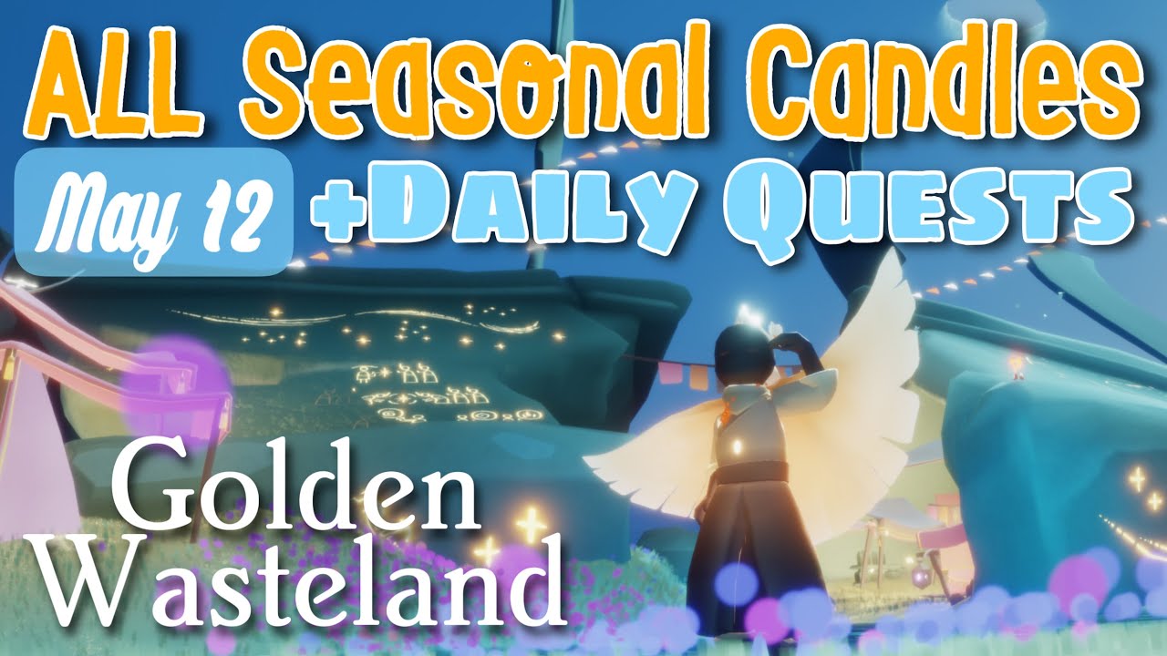 ALL Seasonal Candles + Quests in the Golden Wasteland Sky Children of