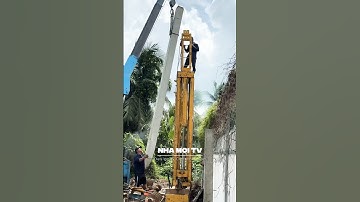 Quy trình "Ép Neo Cọc" cho công trình nhà gác lửng.