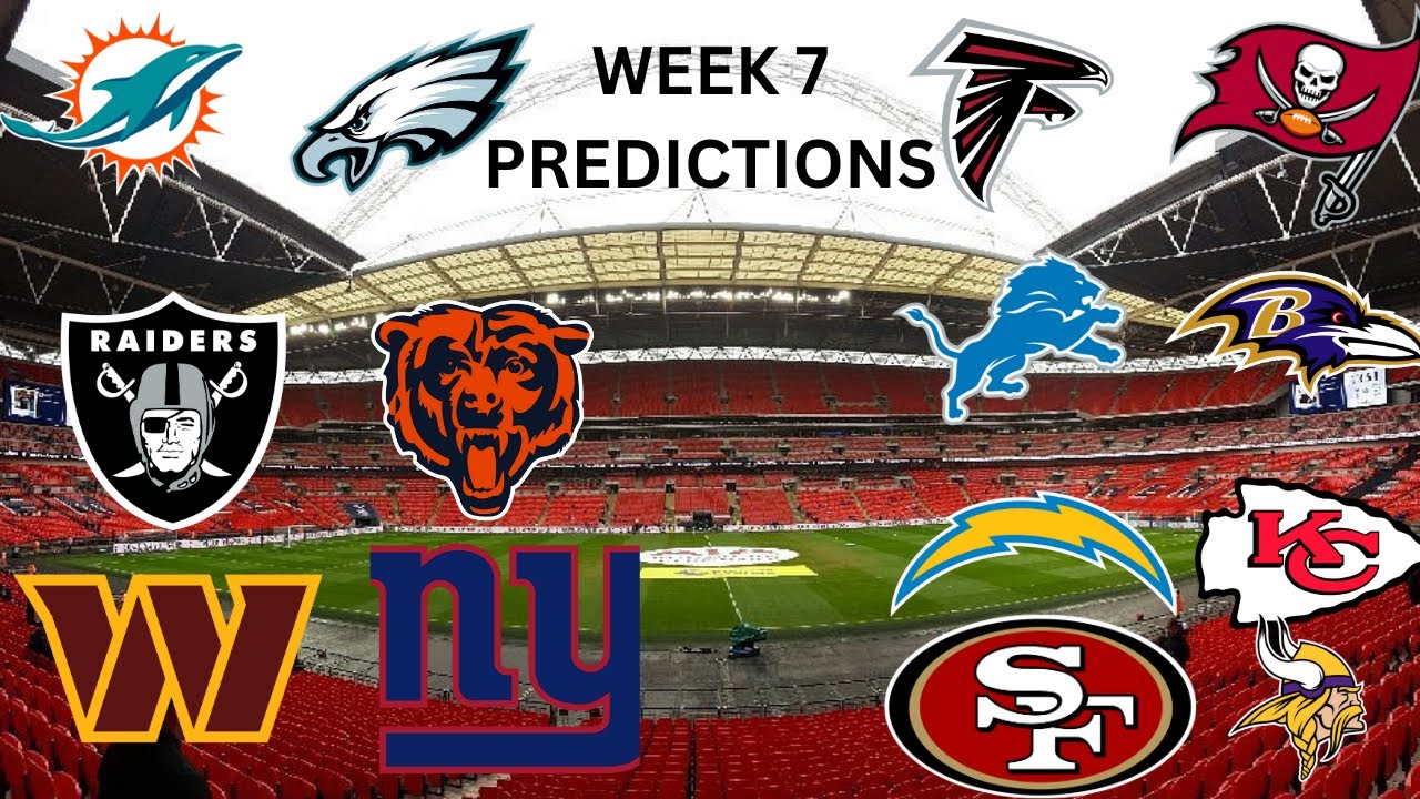 WEEK 7 NFL Predictions 2023 YouTube Week 7 nfl predictions 2023 youtube