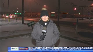 Watch: A look at road conditions on your morning commute