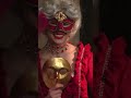 Red mask at Venetian carnival 2020
