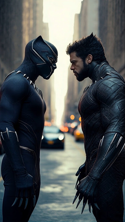 Black Panther X Wolverine #marvel #movie #aifushion #ai #aianimation #animation #actionfigures
