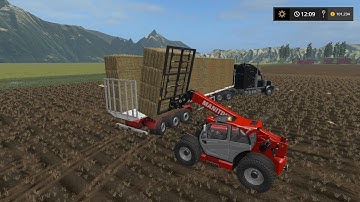 Bale stacking | Big Machines | Farming Simulator 2017 | Episode 3