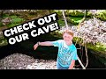 SINKHOLE ON OUR PROPERTY!! | Family Hike | SPELUNKING MISSOURI CAVES