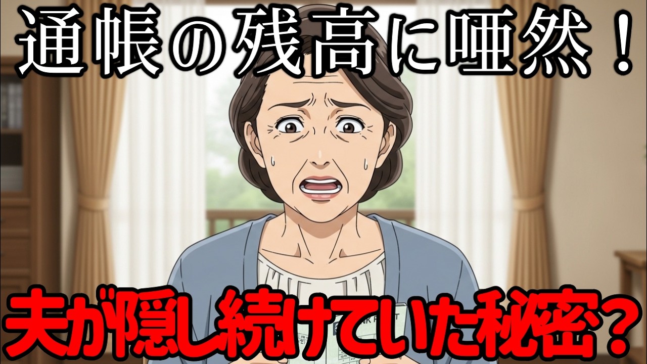 退職金の残高を見て絶句。「知らなかった夫の借金」67歳妻の告白【シニア朗読】
