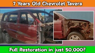 7 Years old Rusted Chevrolet Tavera full Restoration