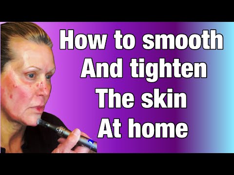 How to SMOOTH and TIGHTEN SKIN at home with microneedling using Dr. Pen 8