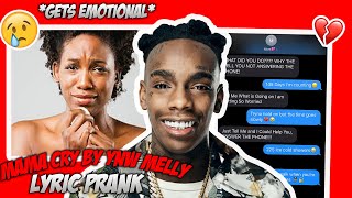 Ynw Melly - Mama Cry Lyric Prank On Mom Very Emotional