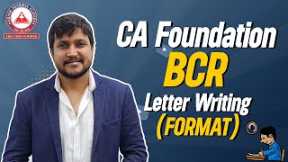 CA Foundation | BCR - Letter Writting (Format) | Akash Agarwal Classes screenshot 4